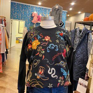 Johnny Was Texas sweatshirt